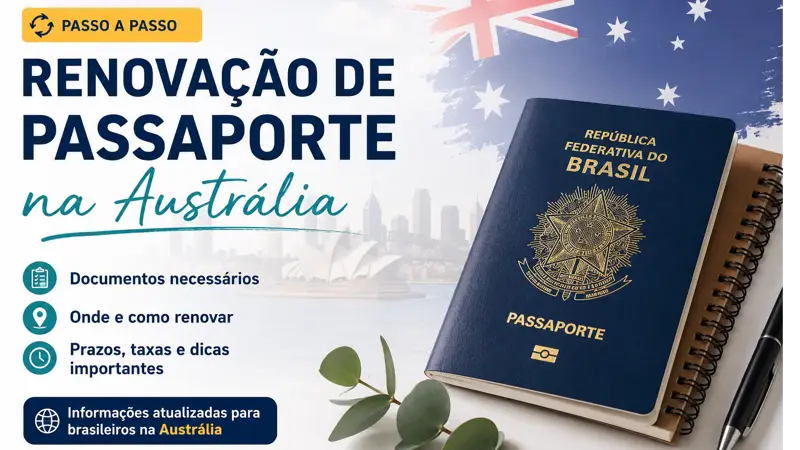 Guia Completo para Renovação do Passaporte Brasileiro na Austrália